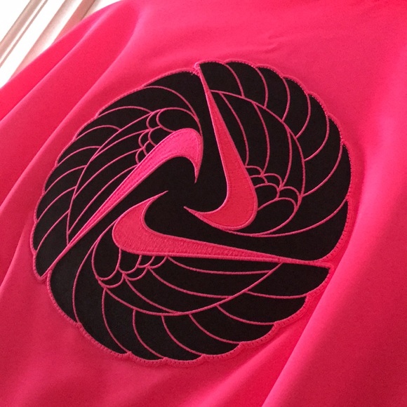 💕 Nike Pink Oversized Jacket Size L NWT 💕 - Picture 7 of 10